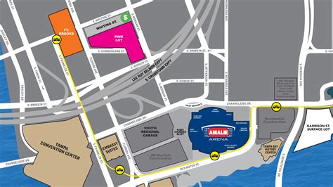 closest parking to amalie arena|amalie arena teal parking lot.